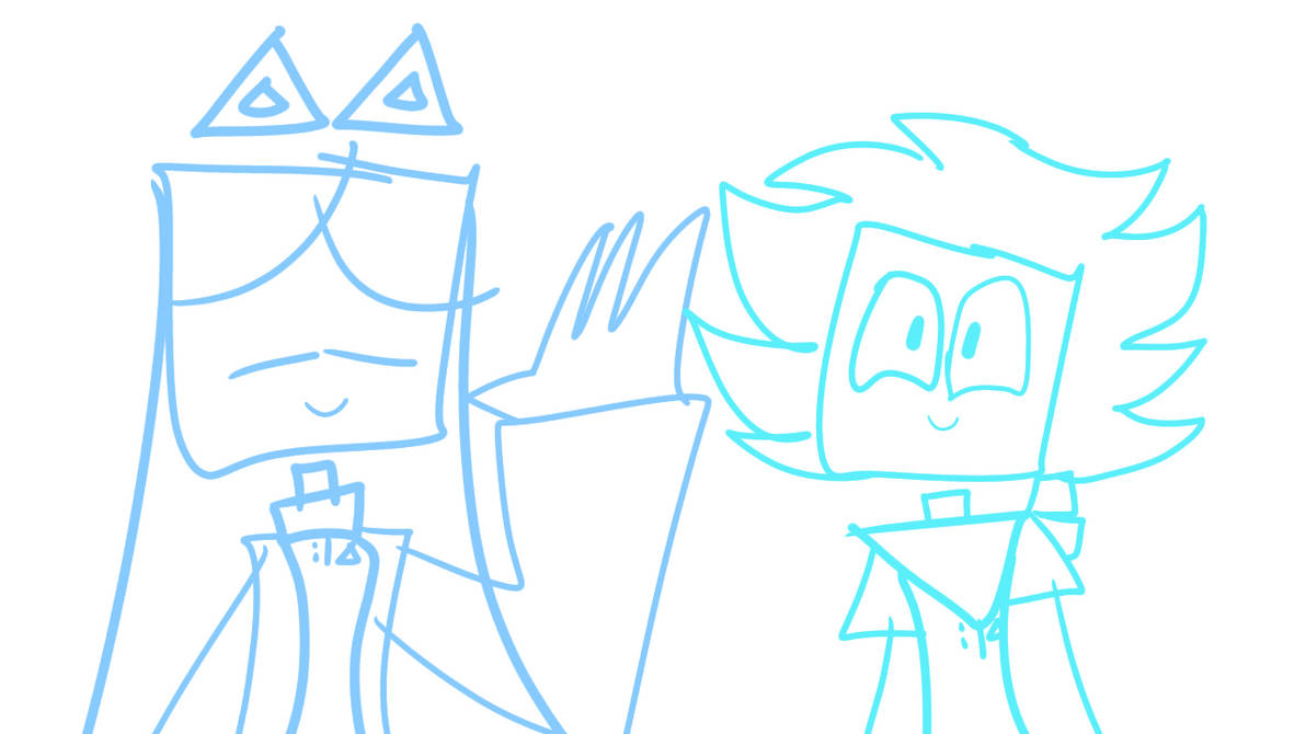 Firday TPC - Cyan and Cube by artyestman on DeviantArt