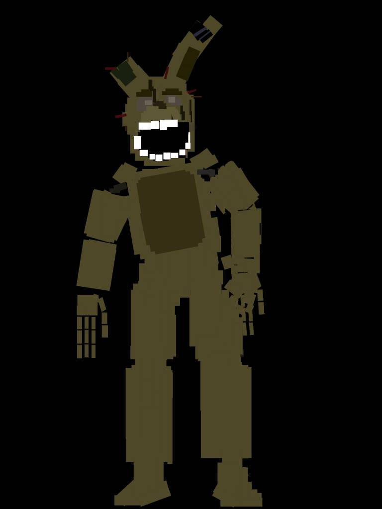 Fixed 8bit springtrap by WolfPlayz1 on DeviantArt