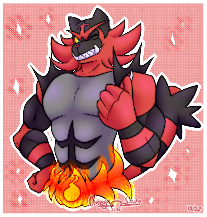 Pink Ink Incineroar Pokemon: Incineroar by OmegaSam-Art on DeviantArt