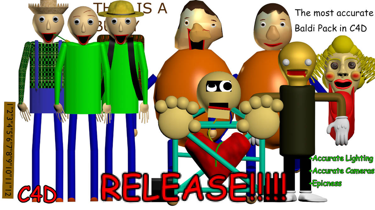 Baldi Pack RELEASE C4D By LazaDEVIANT On DeviantArt baldi-pack-release-c4d-by-lazadeviant-on-deviantart