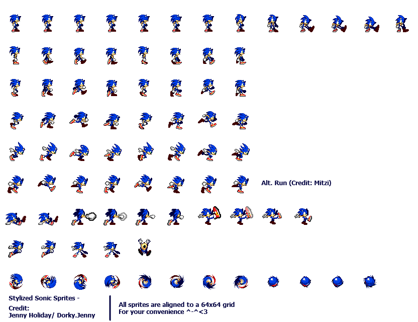 Sonic Advance Sprites by sonawchannel on DeviantArt