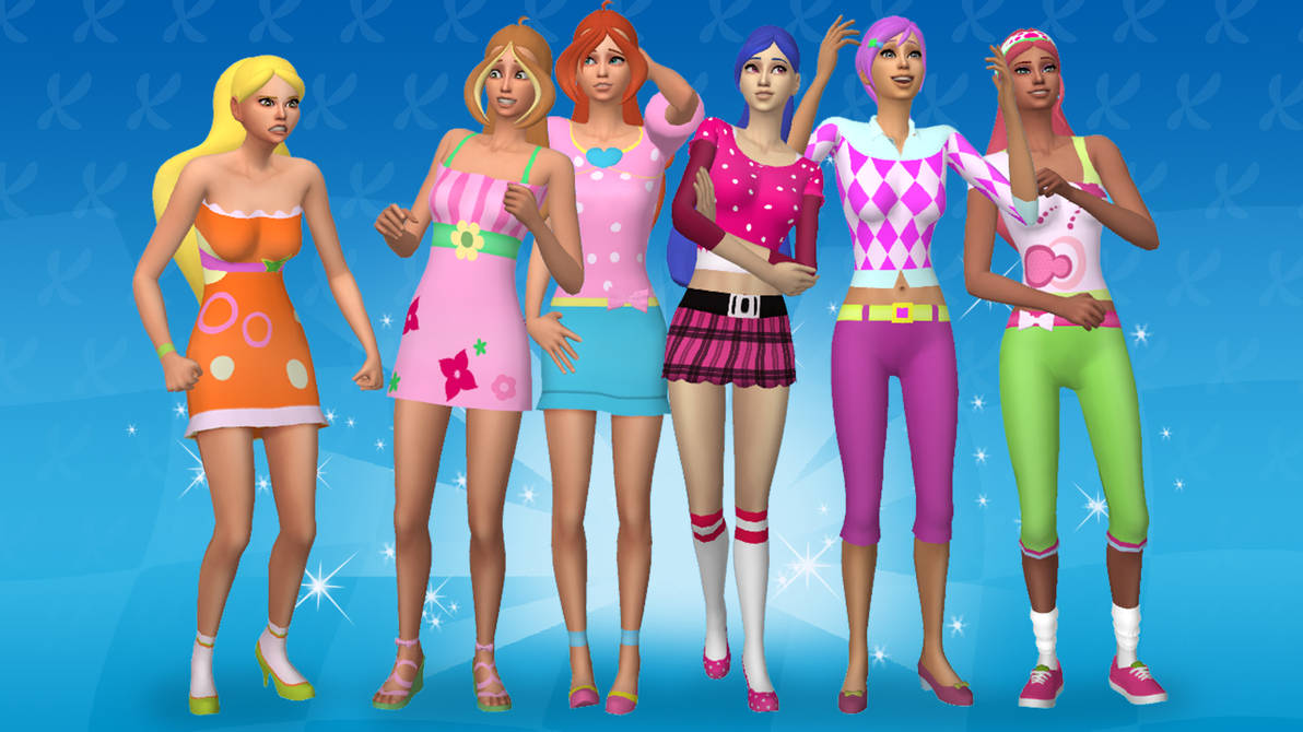 The Sims 4 Winx Clothes Sims 4 Winx Club Cc