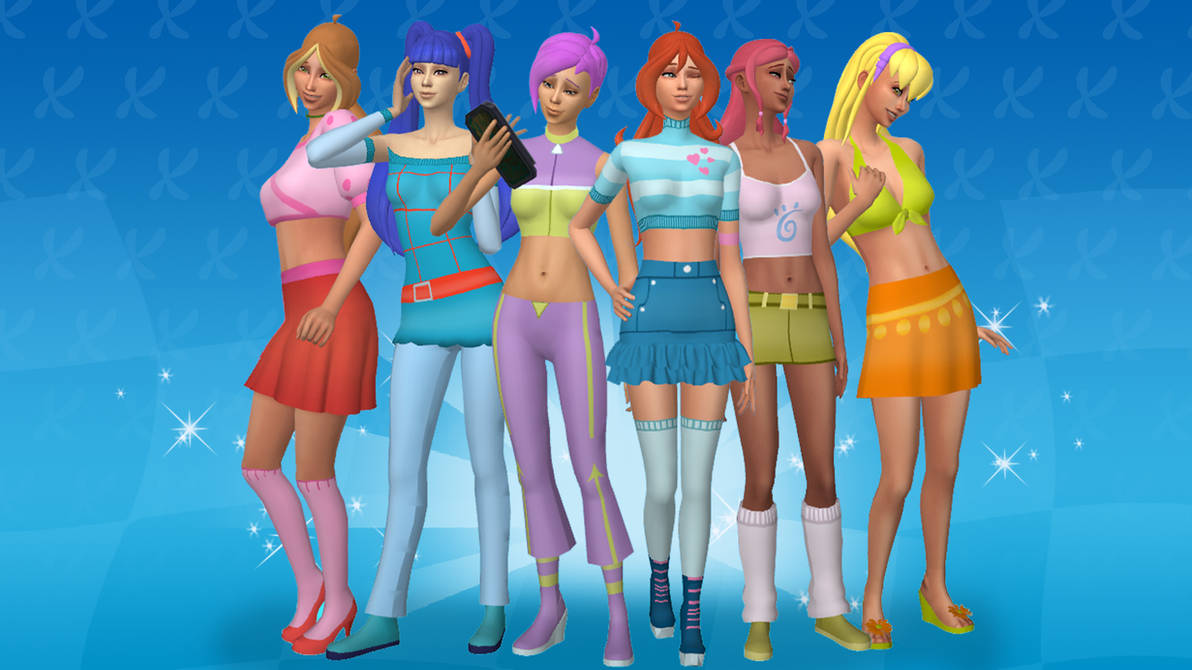 The Sims 4 Winx Clothes The Sims 4 Winx Club Season 1 and 2 CC by MikaelaSakurai on DeviantArt