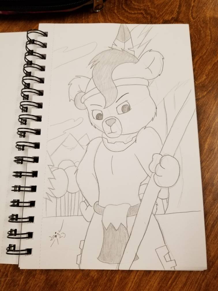 Brave Paw sketch by VinaginCain on DeviantArt