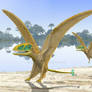 Dimorphodon landing
