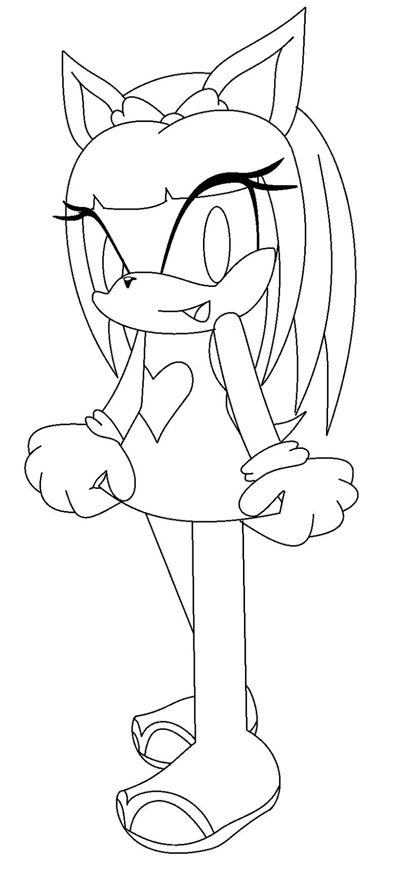 Rina Line Art by bumblebeegirl15 on DeviantArt