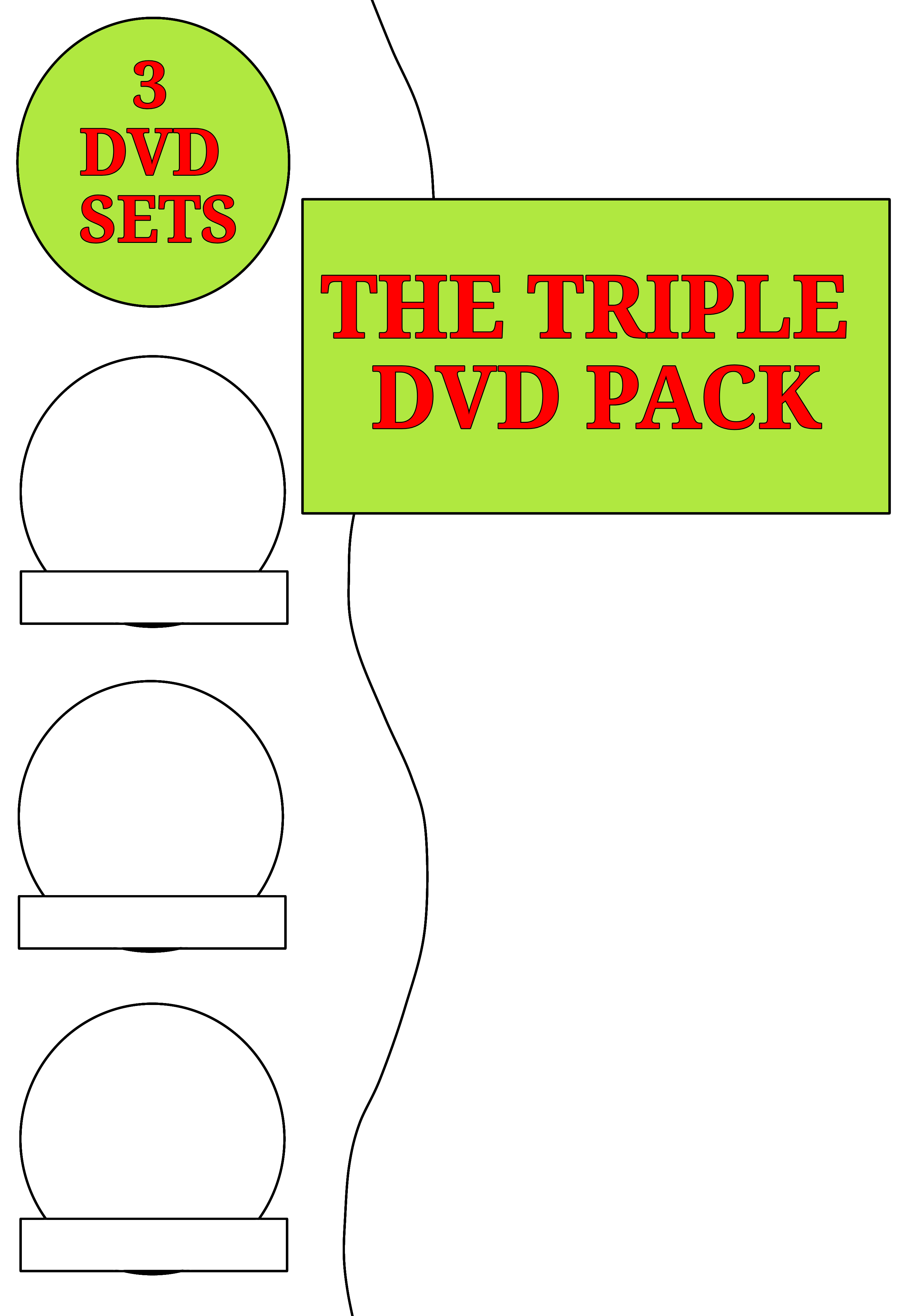 The Triple DVD Pack template by NickTheDragon2002 on DeviantArt