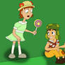 El Chavo and Paty