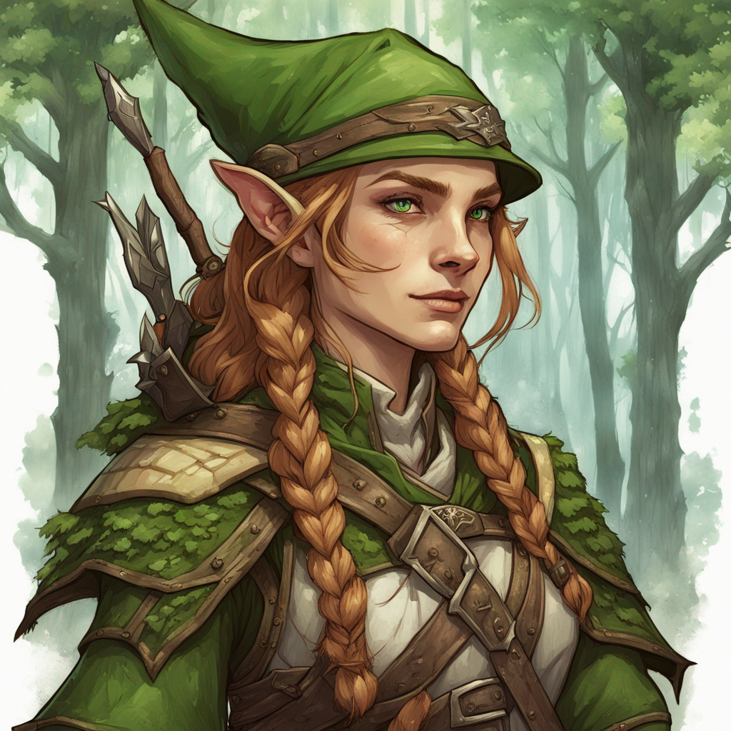Elf Woodland Ranger #1 by RoMarAnt on DeviantArt