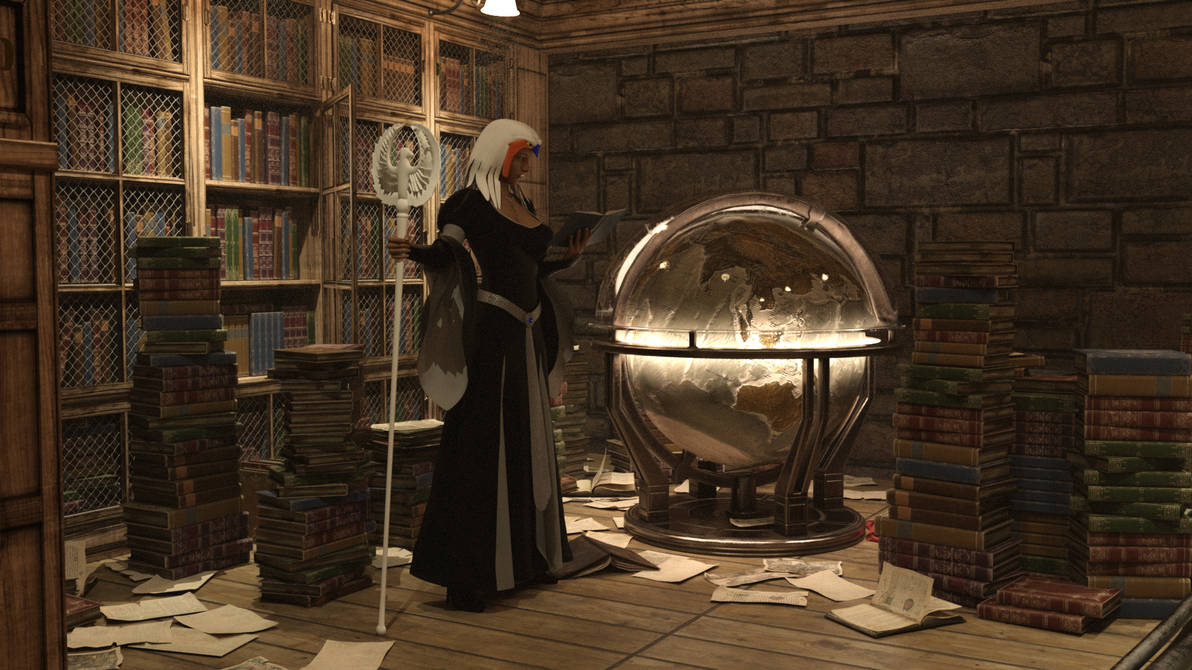 Abandoned Library 2 by Deltara on DeviantArt