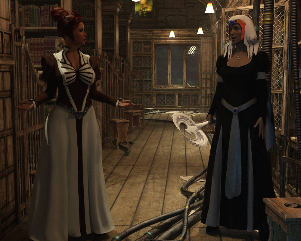 Abandoned Library 4 by Deltara on DeviantArt