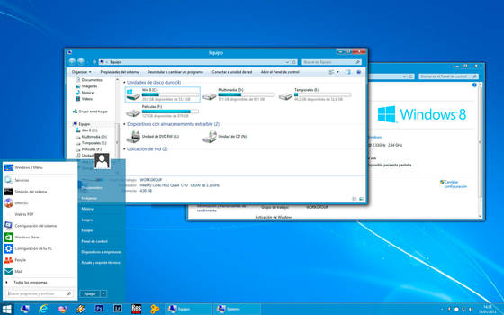 Windows 7 theme for Windows 8