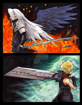 sephiroth and cloud