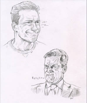 Gabriel pencil sketches