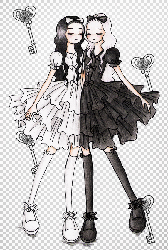 LoliFashion: Shiro_Kuro Lolita