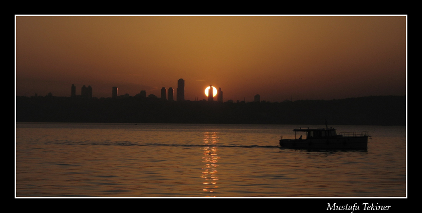 istanbul'da gun batimi