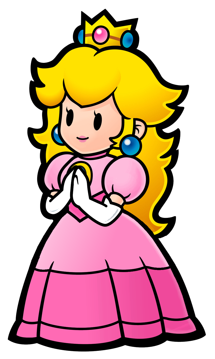 paper princess peach super paper mario