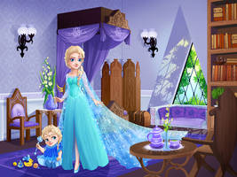 Elsa and Baby Elsa