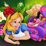 Alice and the Cheshire Cat