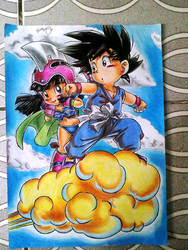 GOKU E CHICHI DBZ