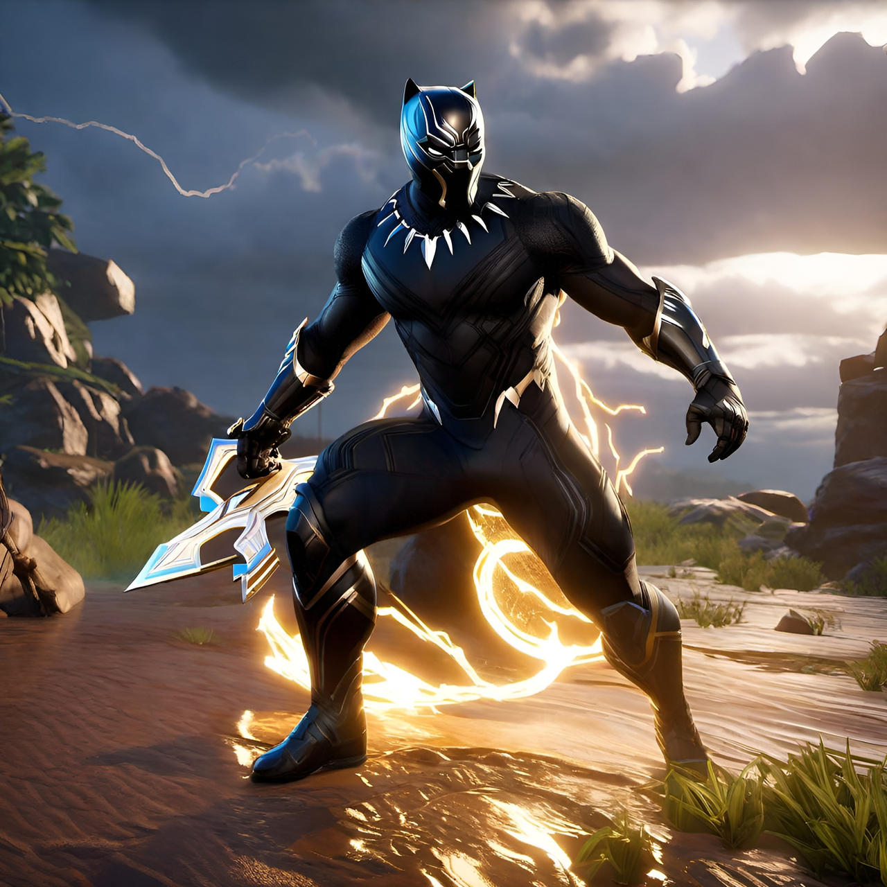 Azari Azari becomes the Black Panther by BannaPlane on DeviantArt