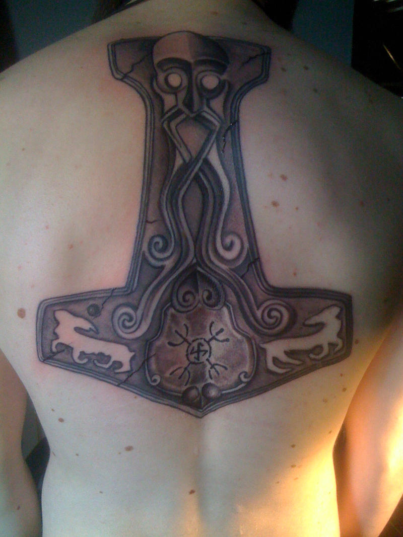 Mjolnir - Thors Hammer Tattoo by Maizy138 on DeviantArt