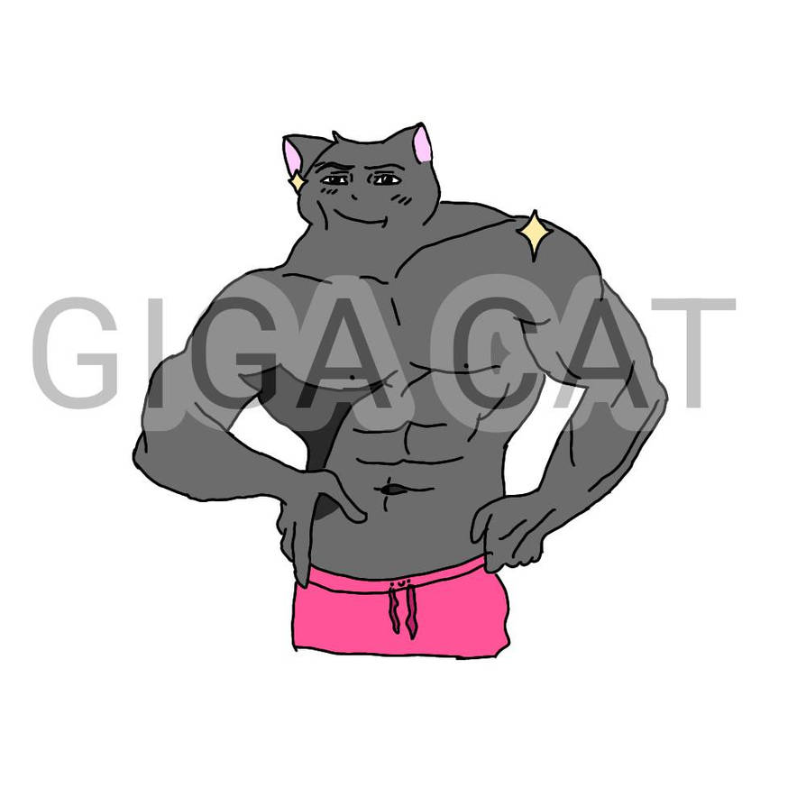 Cat Chad by IgaveUpWithNames on DeviantArt