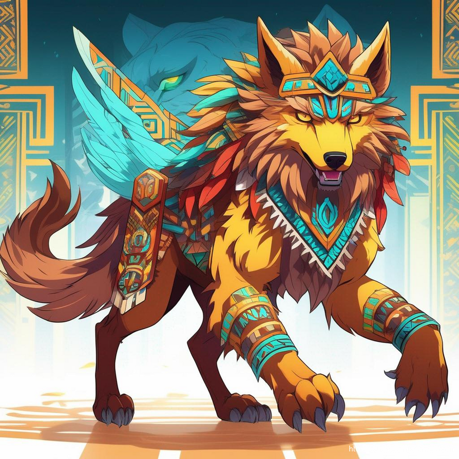 Aztec Wolf by TheLupusBoreas on DeviantArt