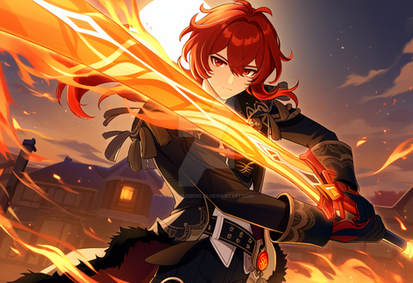 Explore the Best Diluc Art | DeviantArt