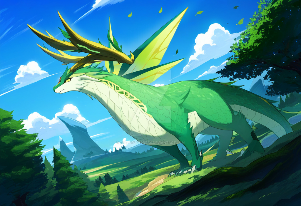 Forest Dragon Java Forest Dragon by TheLupusBoreas on DeviantArt