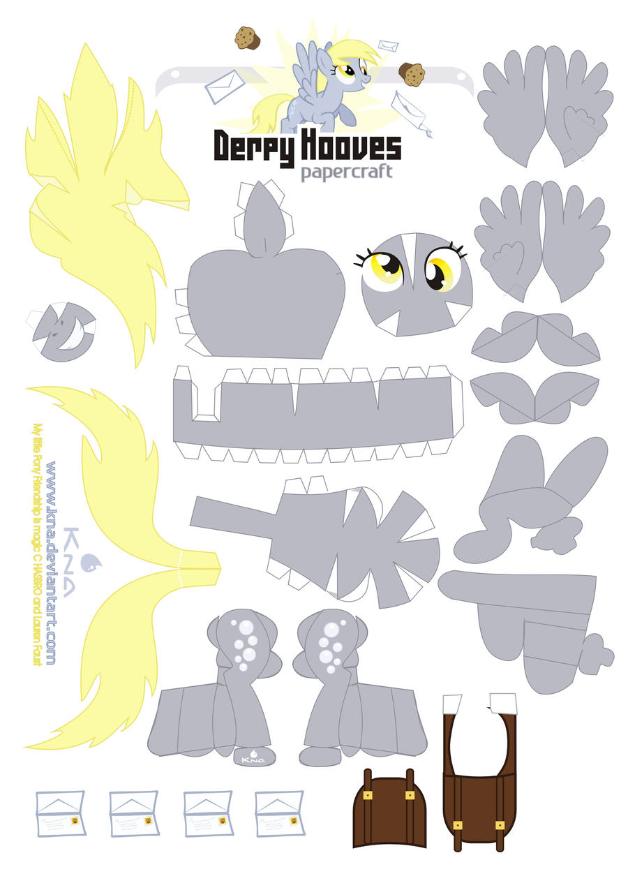 Derpy Color Craft Derpy Papercraft by Kna on DeviantArt