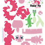 Pinkie Pie Papercraft