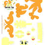 Carrot Top papercraft Pattern