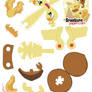 Braeburn papercraft pattern