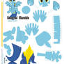 general Mumble Papercraft  Pattern