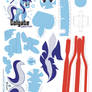 Colgate Papercraft Pattern