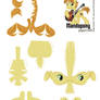 Mandopony Papercraft Pattern