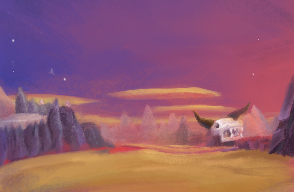 Spyro 2 Skelos Badlans by Kna