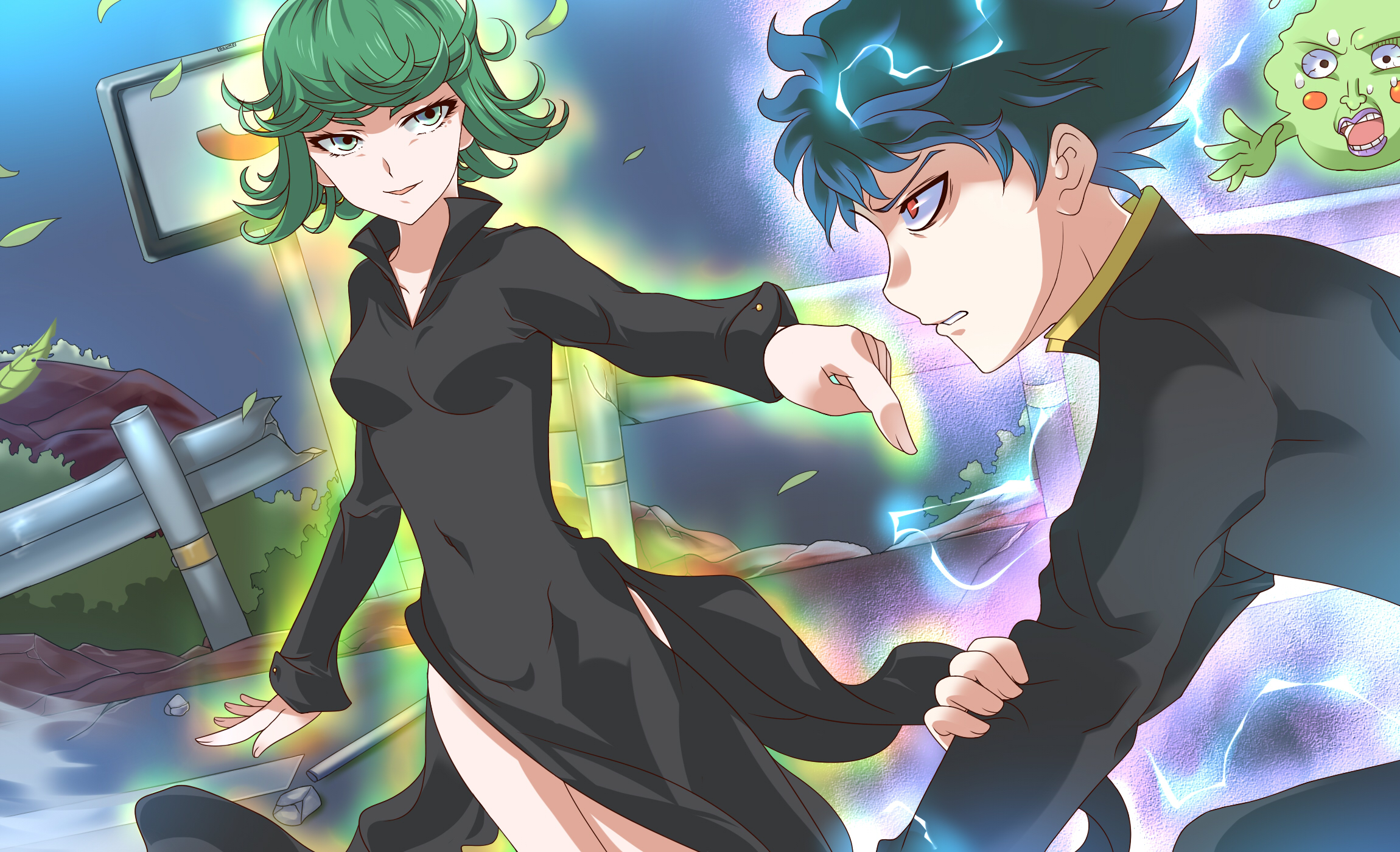 Tatsumaki and Mob team up : r/AnimesBrasil