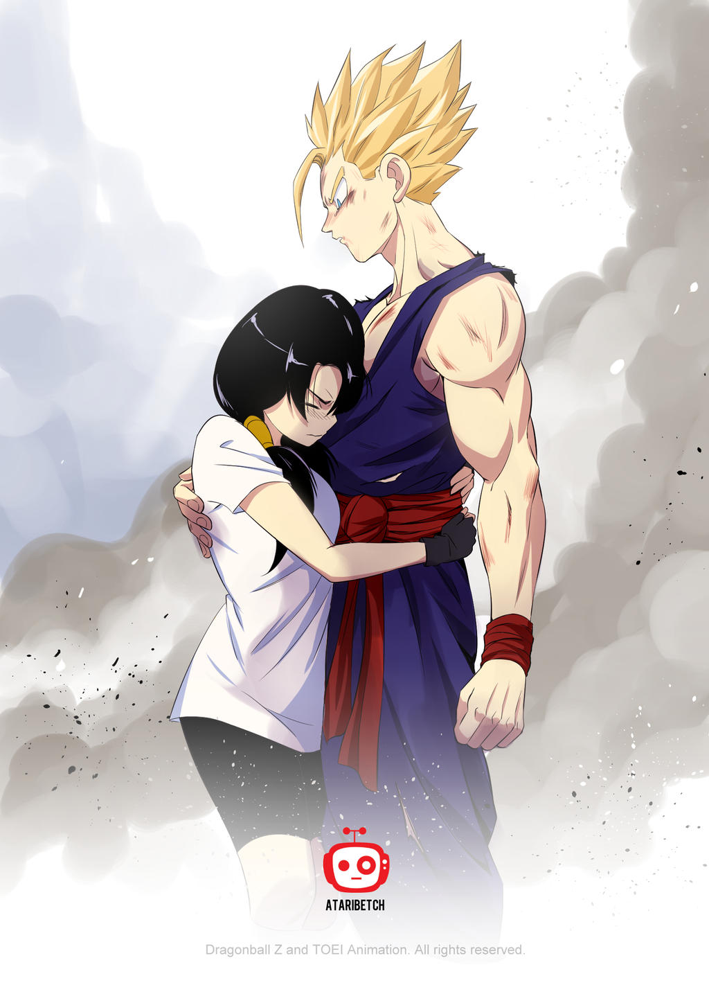 picture Dragon Ball Fan Art Deviantart embrace dbz fan art by ataribetch