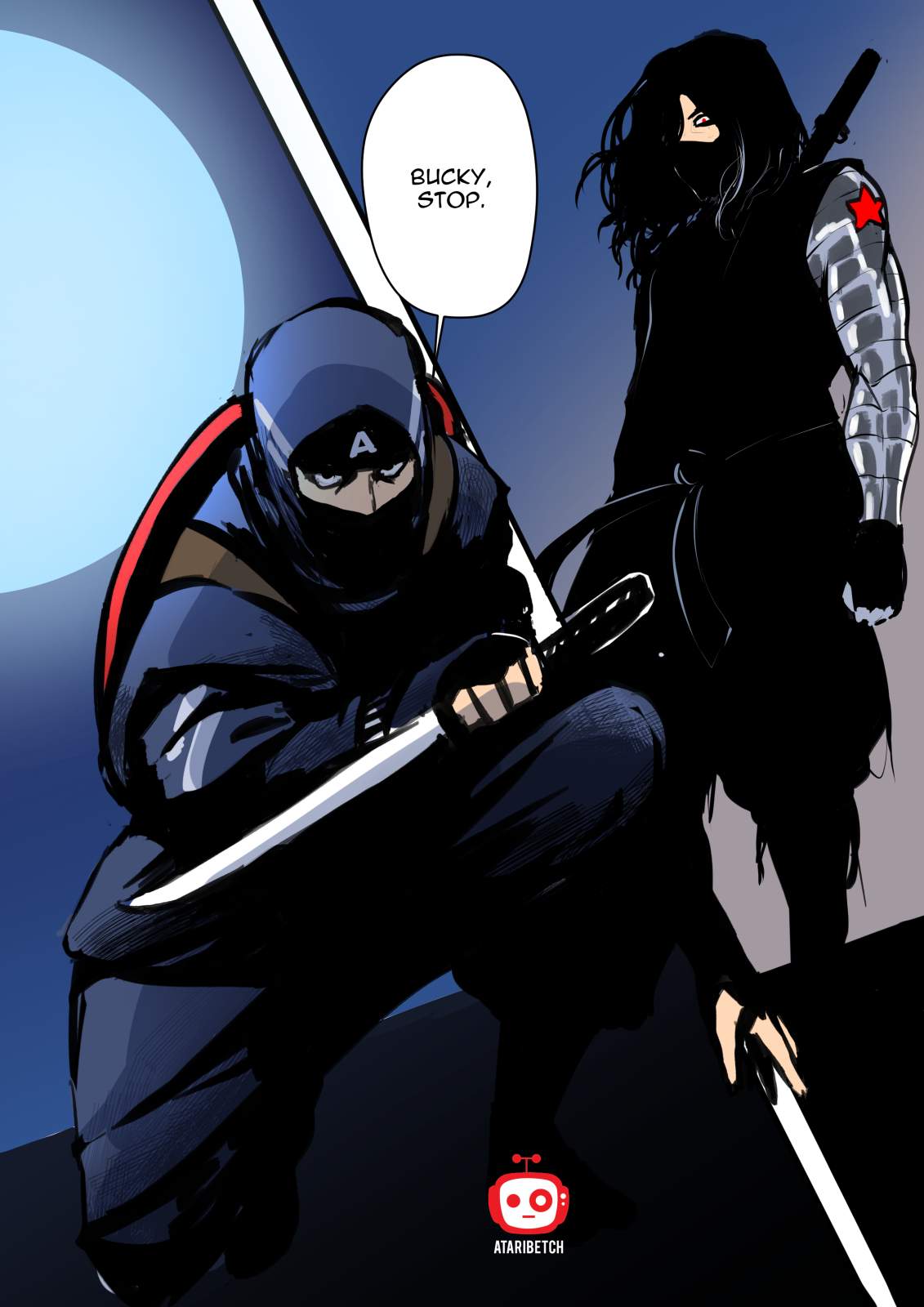 Captain America X Winter Soldier Shinobi Fan Art By Ataribetch On Deviantart Captain America X Winter Soldier Shinobi Fan Art By Ataribetch On Deviantart