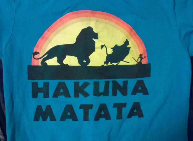 Hakuna Matata shirt by Lyrak