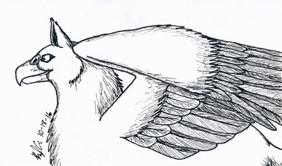 Inktober Gryphon