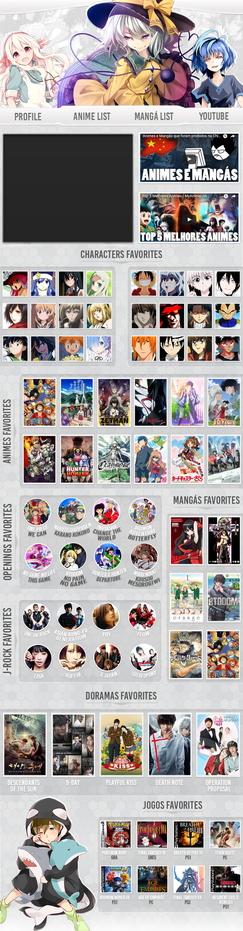 My Animelist - Profile #1