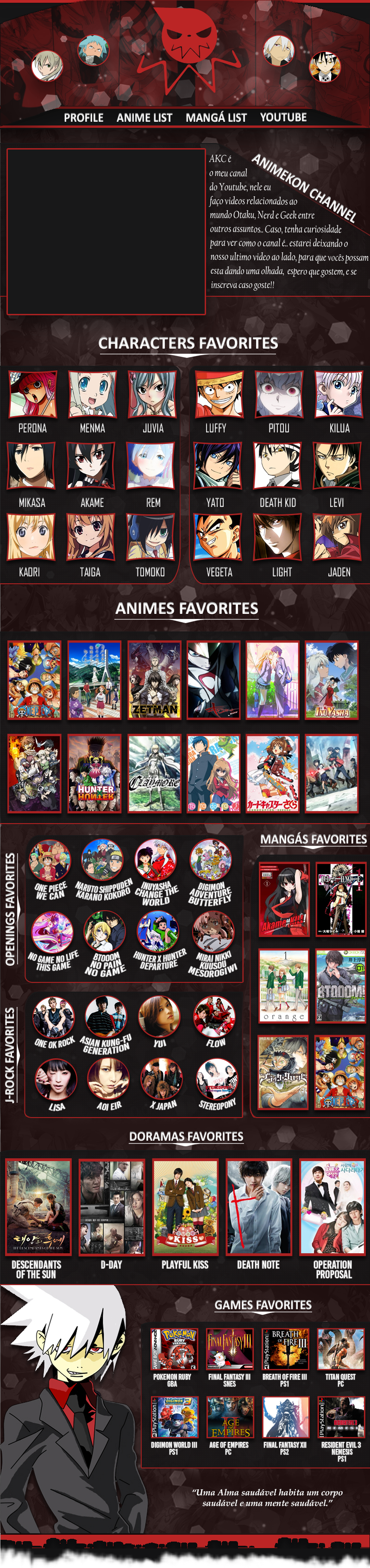 My Animelist - Profile #2