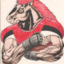 Mustangs Football Logo