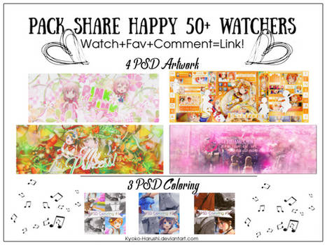 Pack Share Happy 50+ Watchers