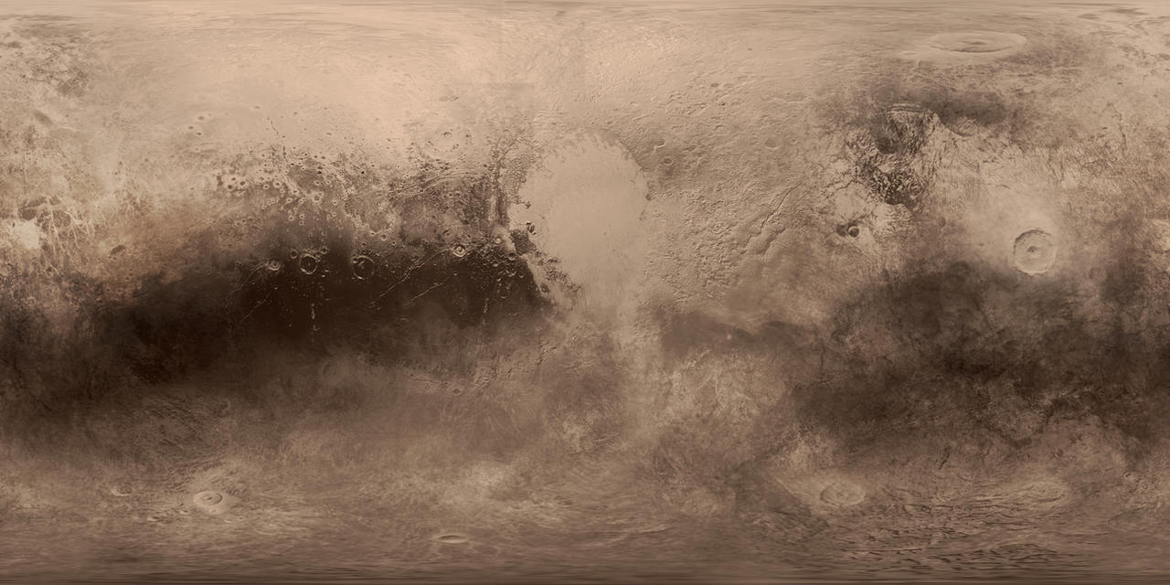 Pluto Surface Map