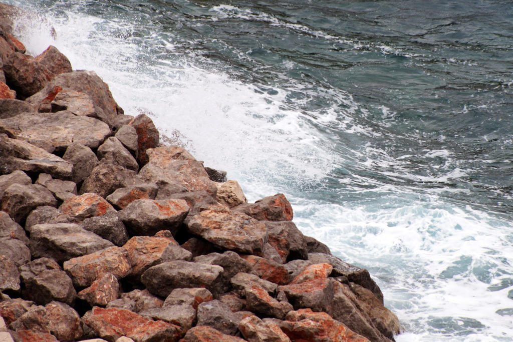 Half rocks, half sea by KarlaFluksi on DeviantArt