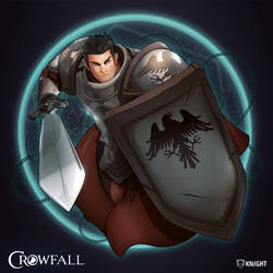 Crowfall Knight Poster